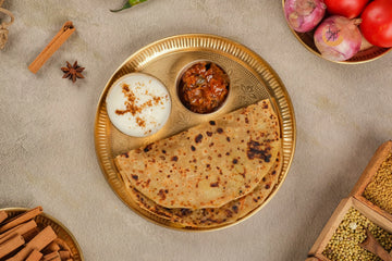 Stuffed Paratha with Achaa